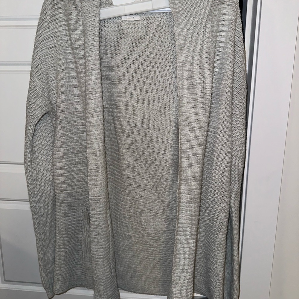 Grey Ardene hooded cardigan